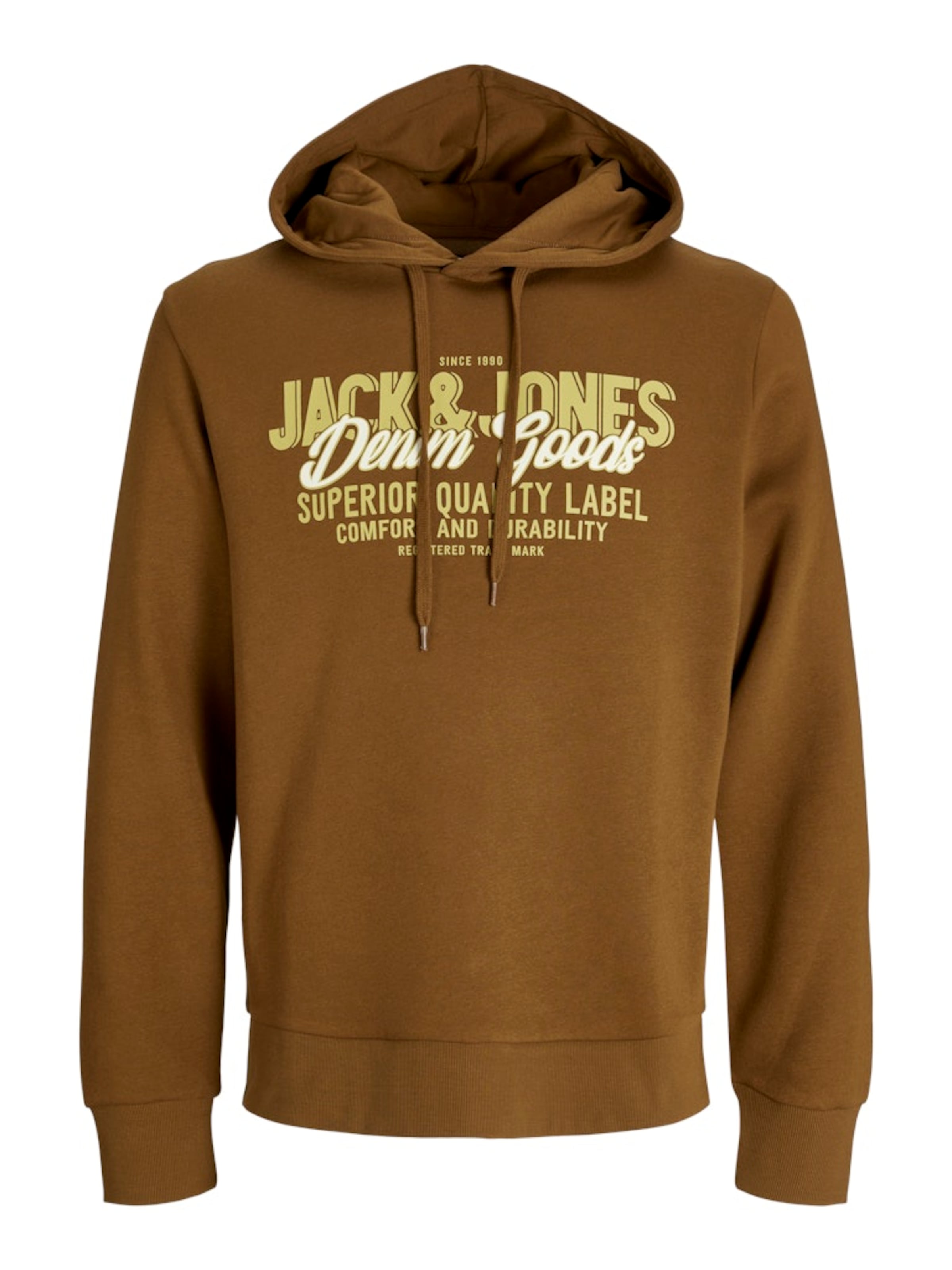 JACK & JONES Sweatshirt i brun: forside