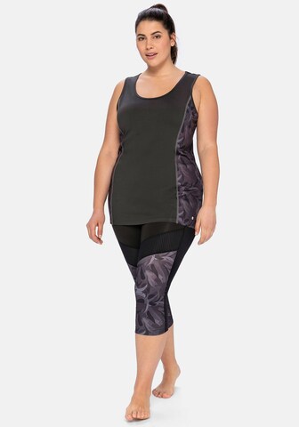 SHEEGO Skinny Leggings in Schwarz