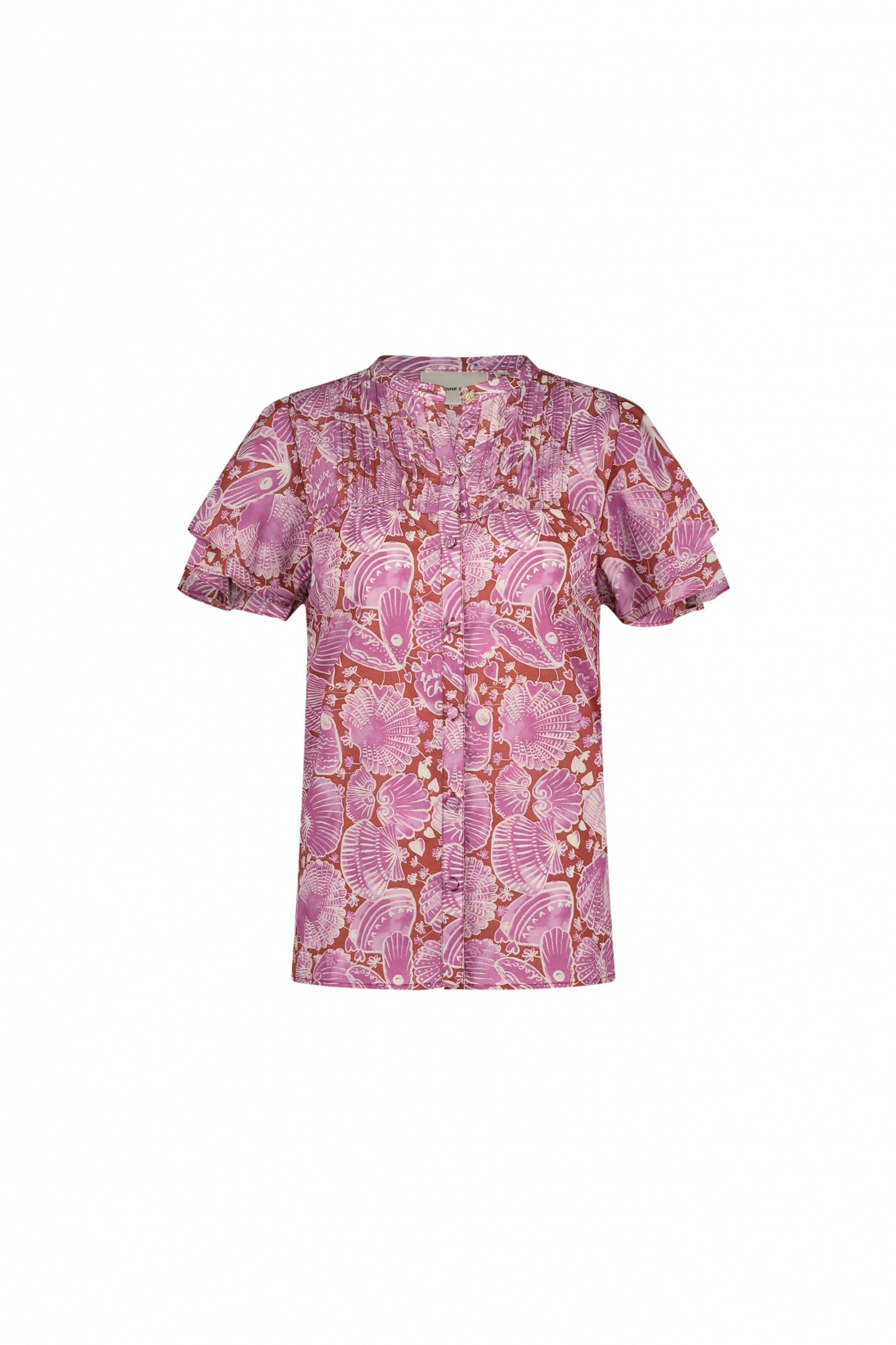 Fabienne Chapot Bluse in Pink: Vorderseite