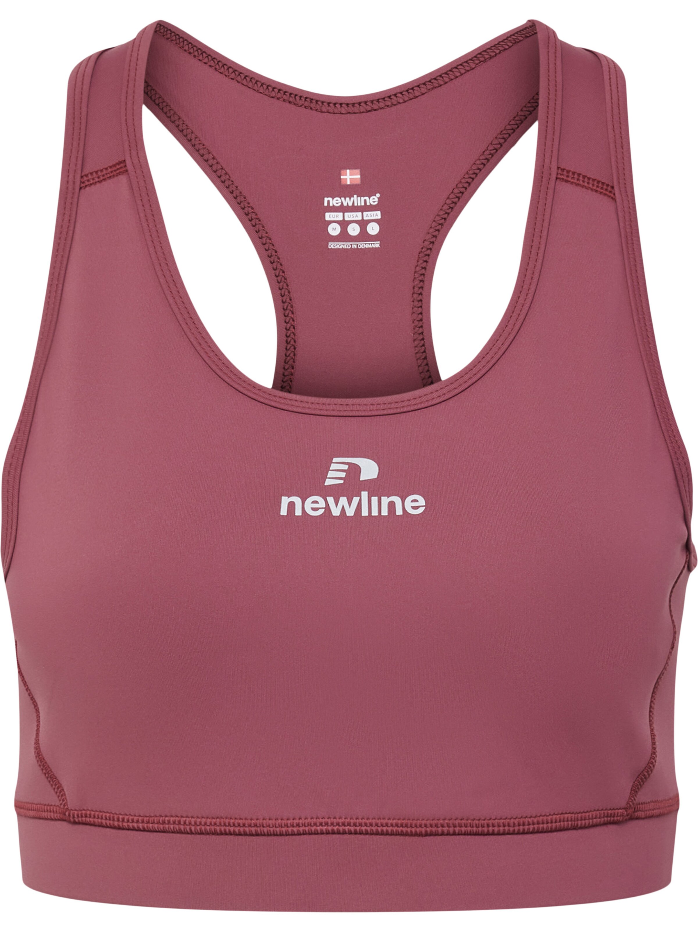 Bustier Soutien-gorge de sport 'BEAT' Newline en rouge : devant