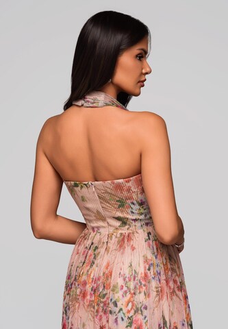 Ombre Evening dress in Beige