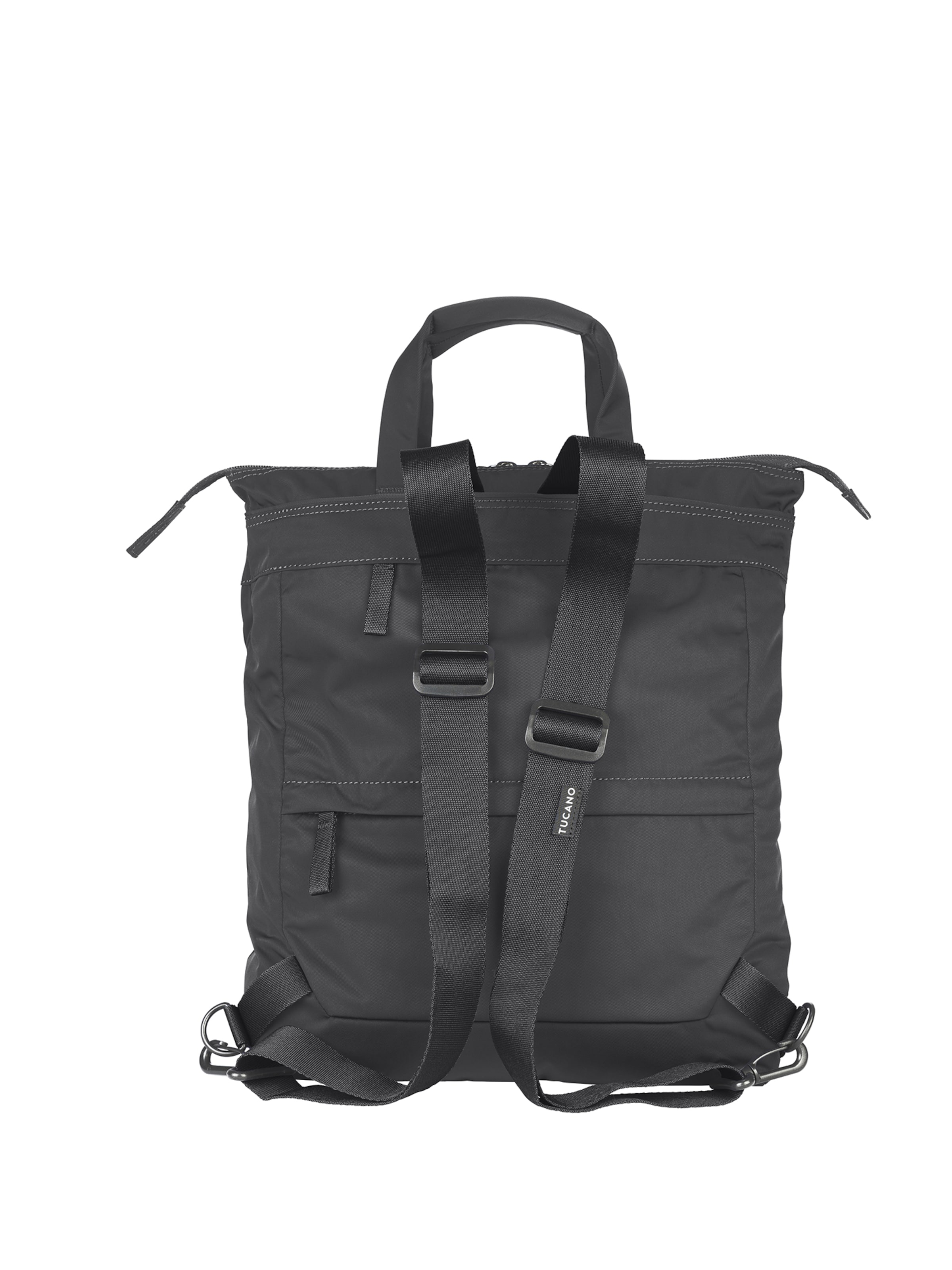 Zaino 'Zaino Unisex Tucano Recycled PET con Zip - 35x42x8 cm' di TUCANO in nero