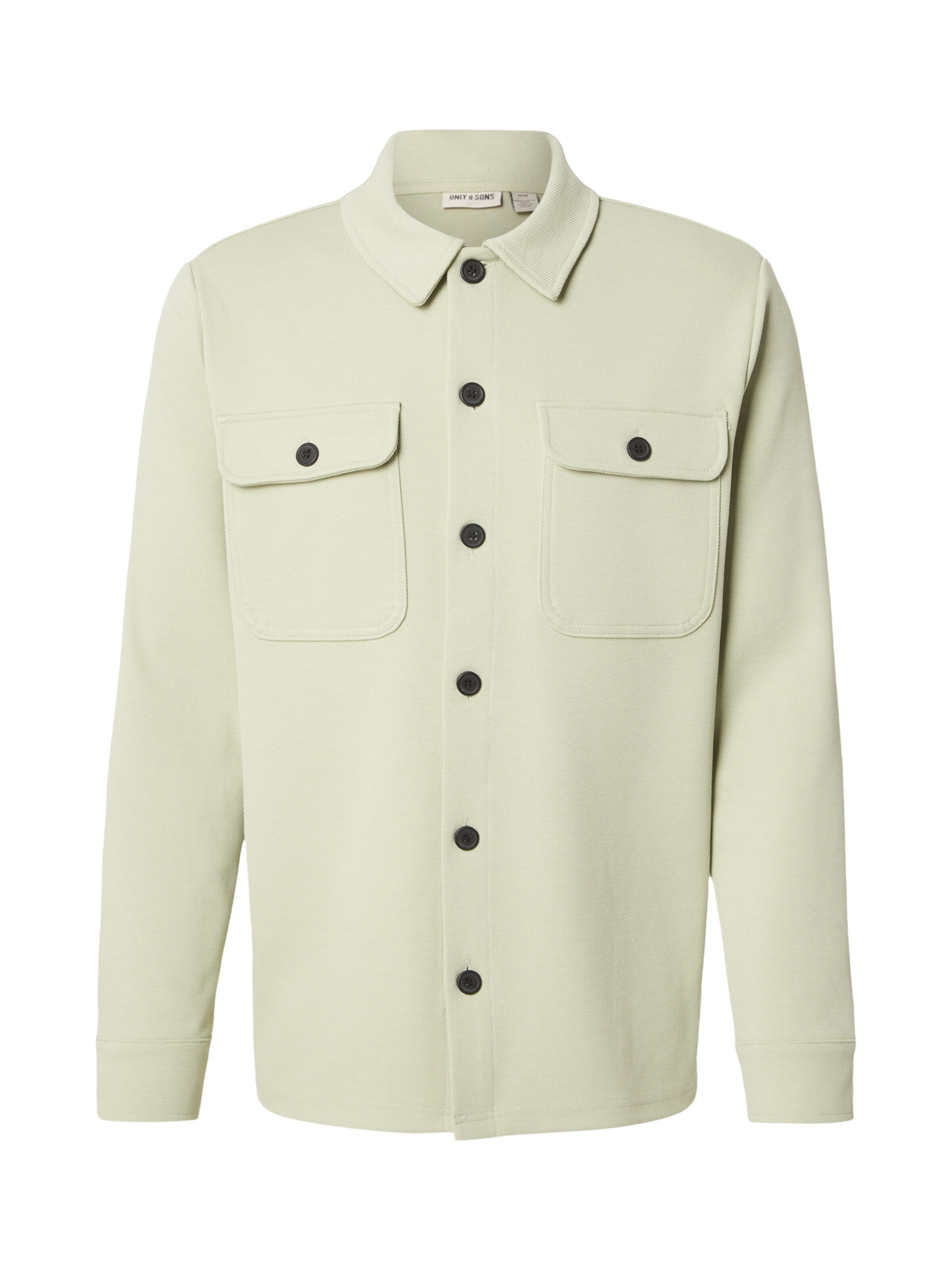 Only & Sons Button Up Shirt 'ONSNew Kodyl' in Green: front