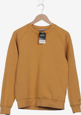 Carhartt WIP Sweatshirt & Zip-Up Hoodie in S in Yellow: front