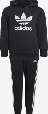 ADIDAS ORIGINALS Sweatsuit 'Adicolor' in Black: front