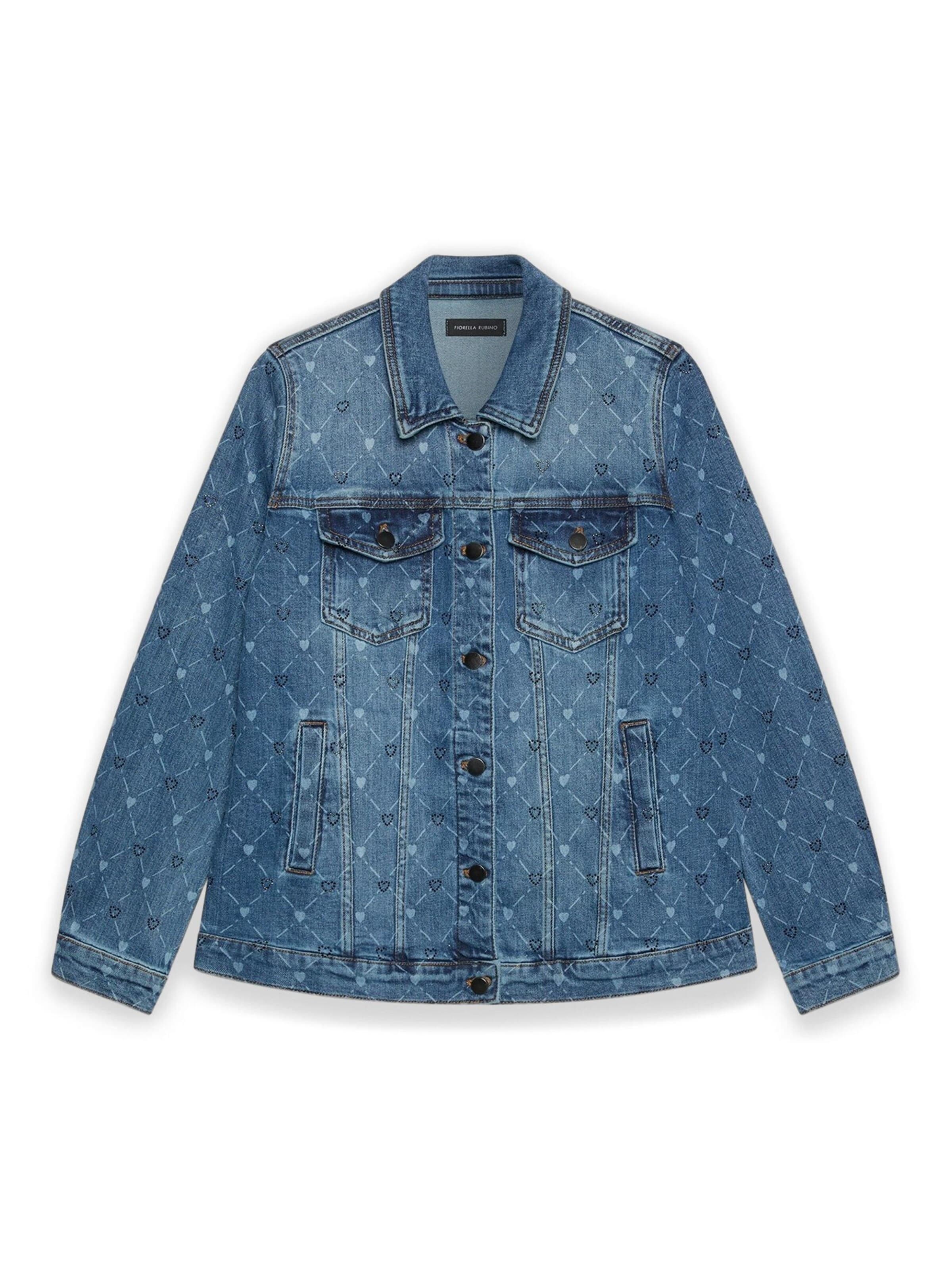 Giacca di mezza stagione di Fiorella Rubino in blu: frontale