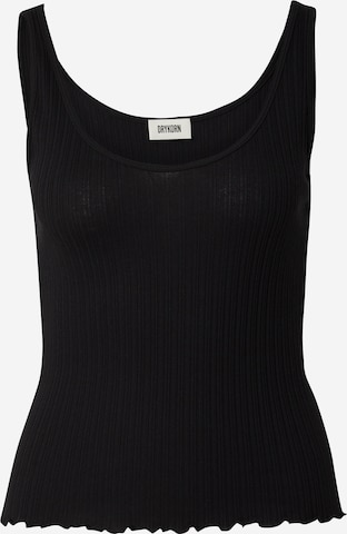 juoda DRYKORN Palaidinė be rankovių 'VENDICA': priekis