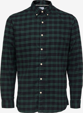 Chemise SELECTED HOMME en vert : devant