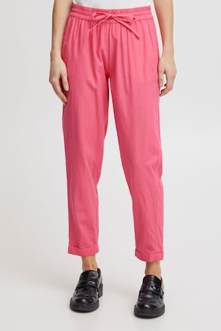 Fransa Regular Broek 'Maddie' in Roze: voorkant