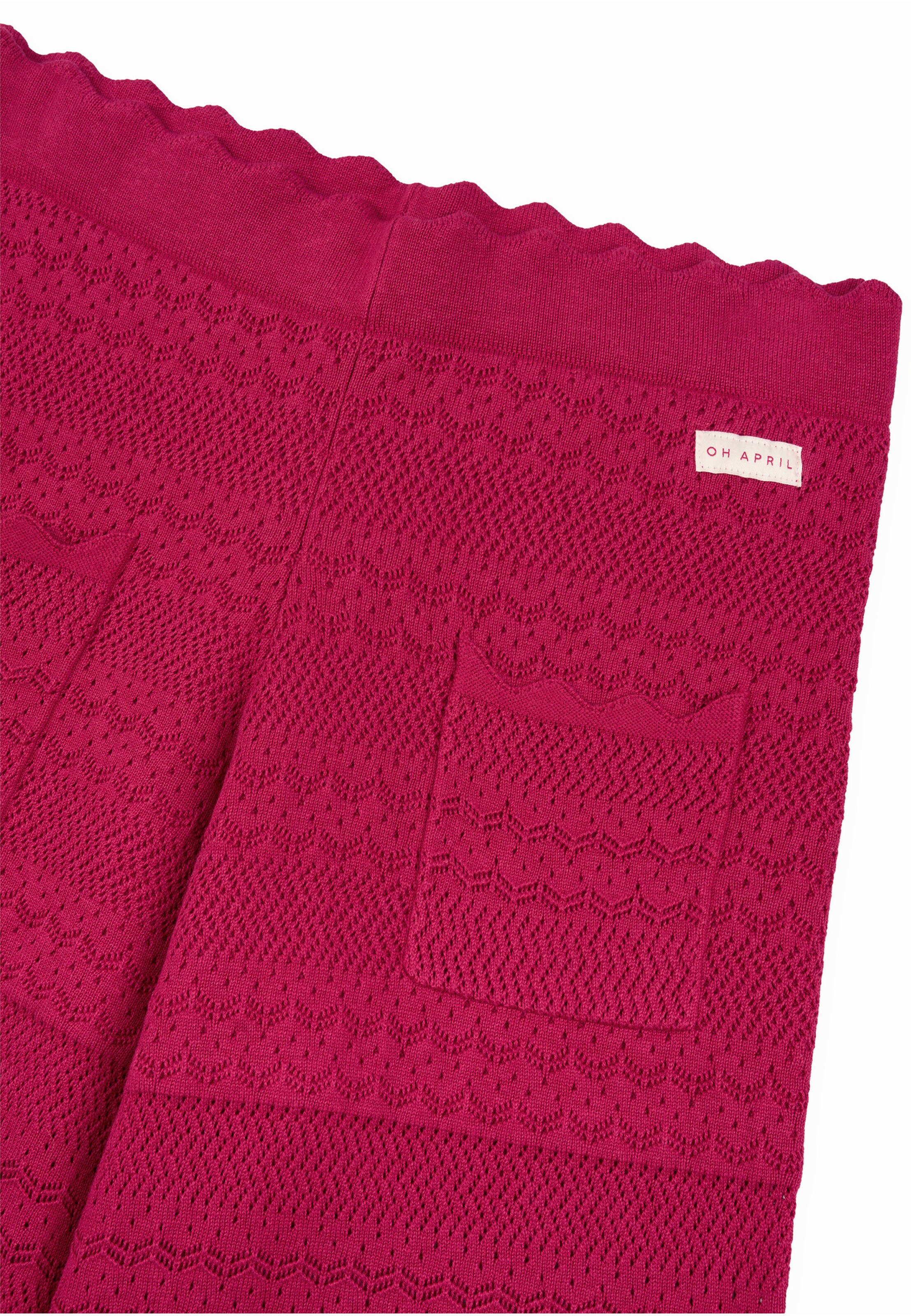 OH APRIL Flared Broek 'Aurea' in Rood