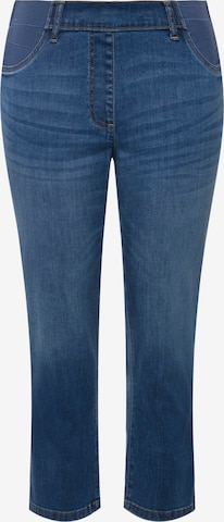 Ulla Popken Jeans in Blauw: voorkant