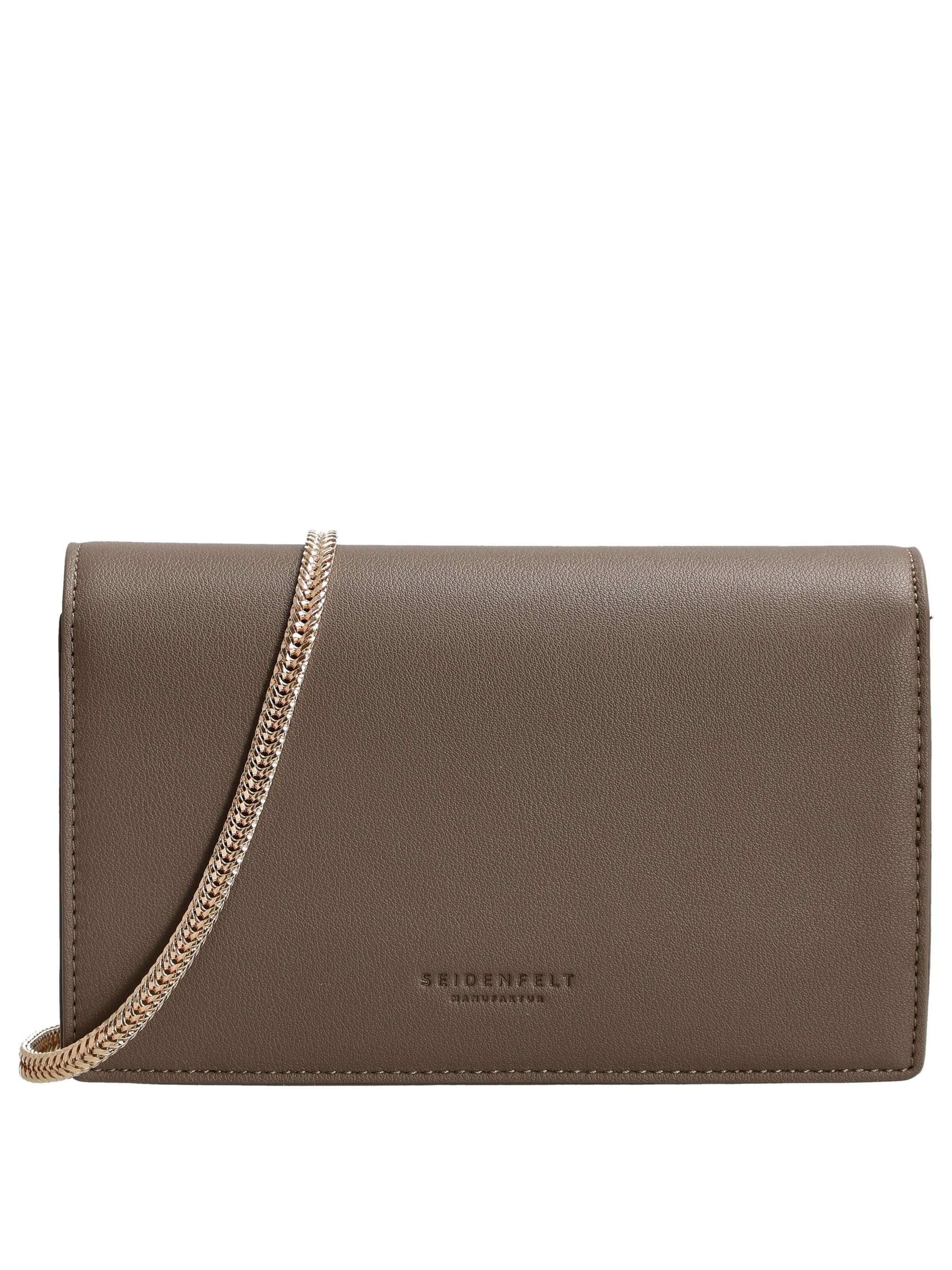 Seidenfelt Clutch 'Eiby'‌‌‌‌ in Grau