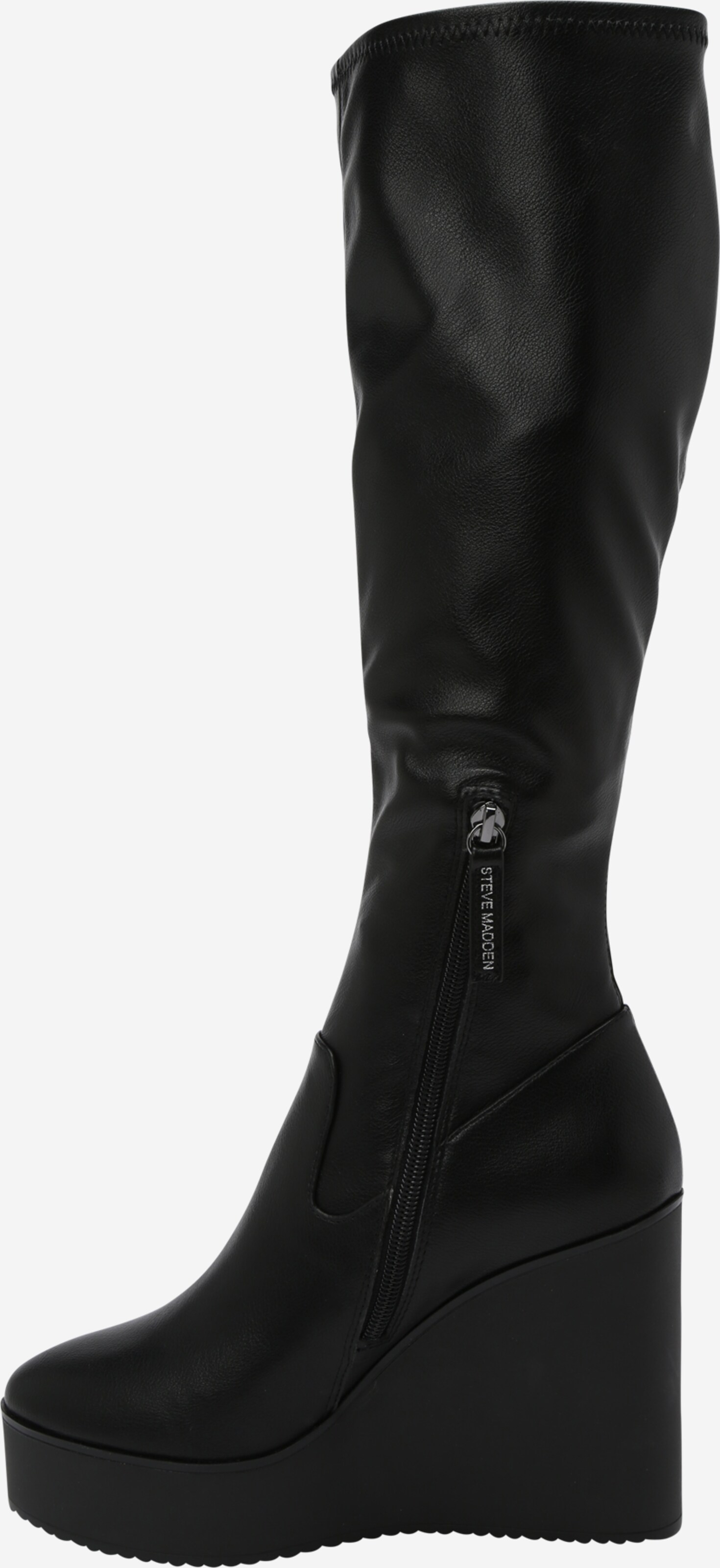 Steve madden black wedge booties new arrivals