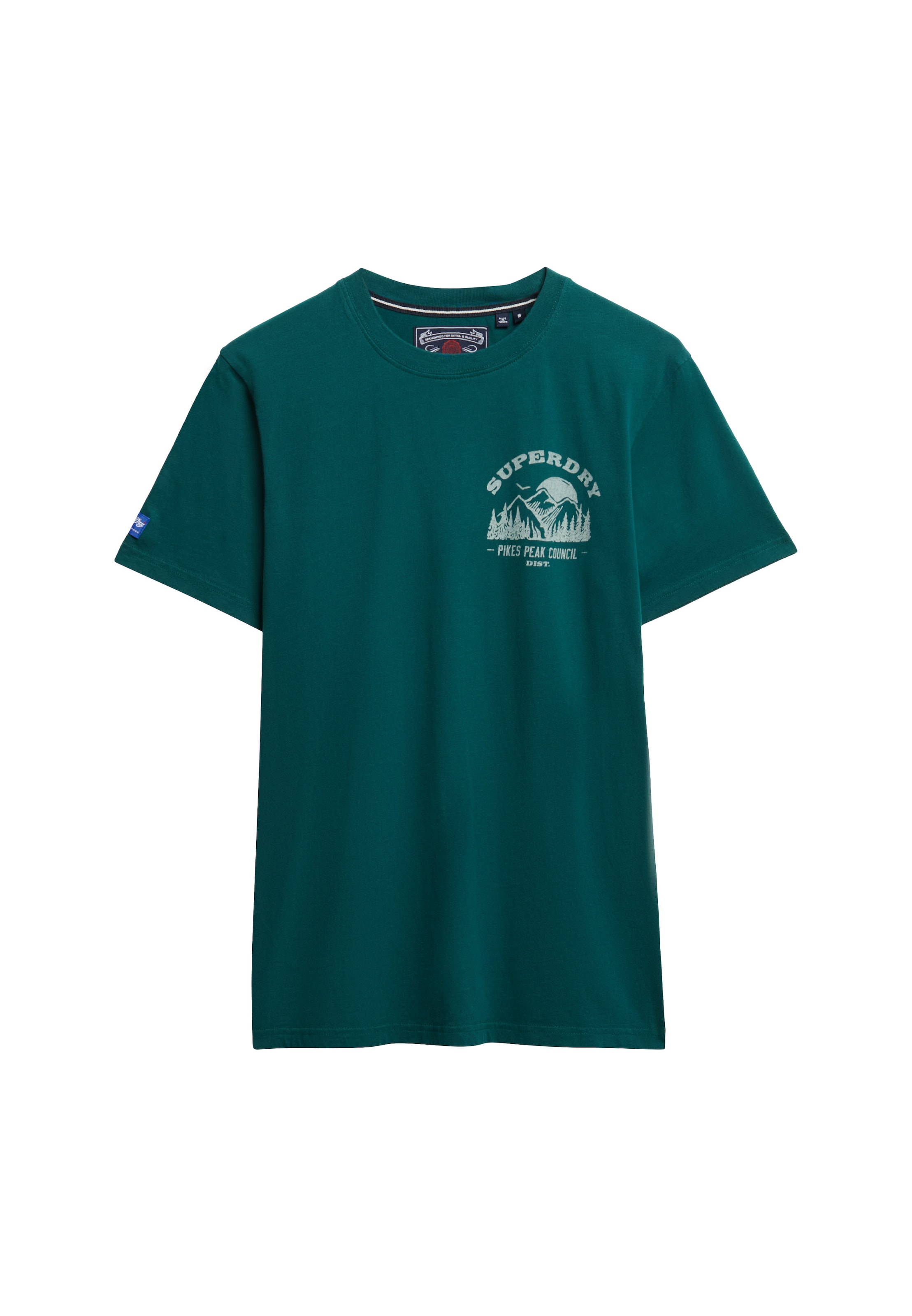 Superdry & Co Shirt 'Lo-Fi Outdoors' in Groen: voorkant