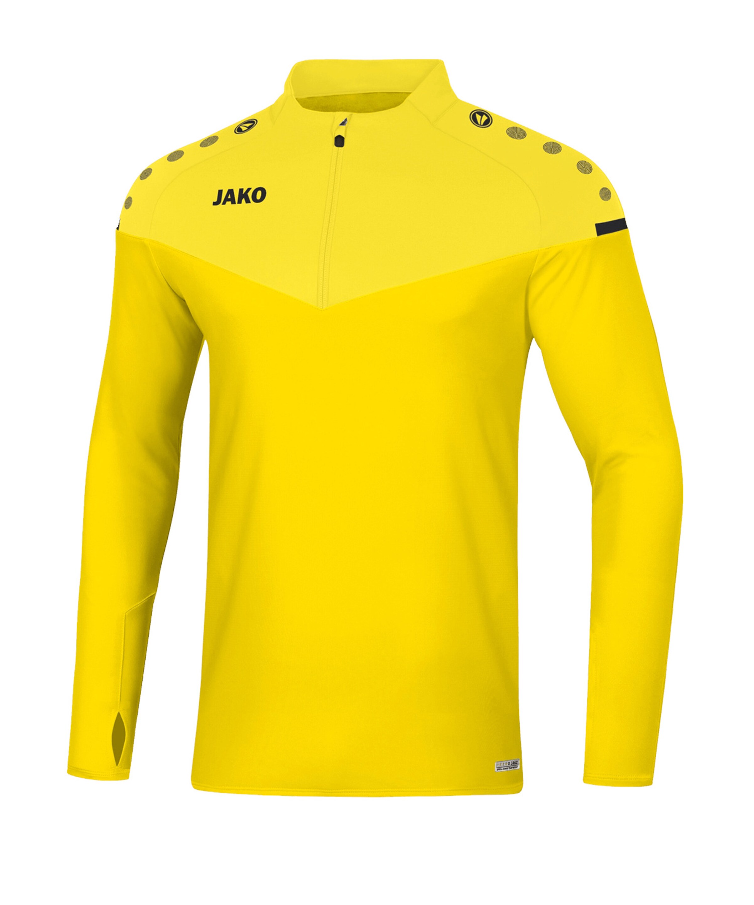 JAKO Sportsweatshirt 'Champ 2.0' in Gelb: Vorderseite