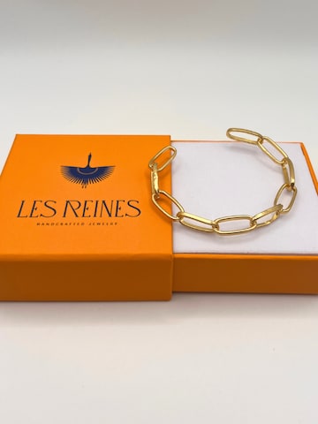 Les Reines Armband 'The Noble' i guld