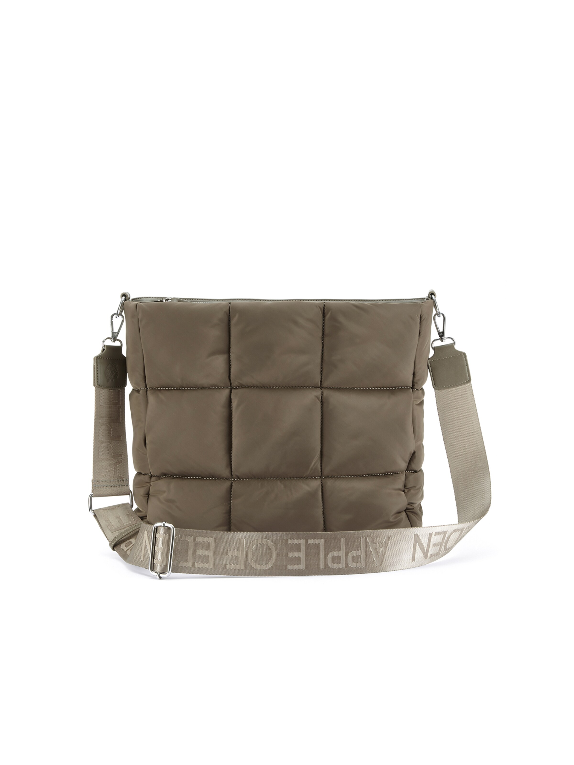 Apple of Eden Tasche 'STOCKHOLM' lässiger und geräumiger Shopper im angesagten Puffer-Design in Braun