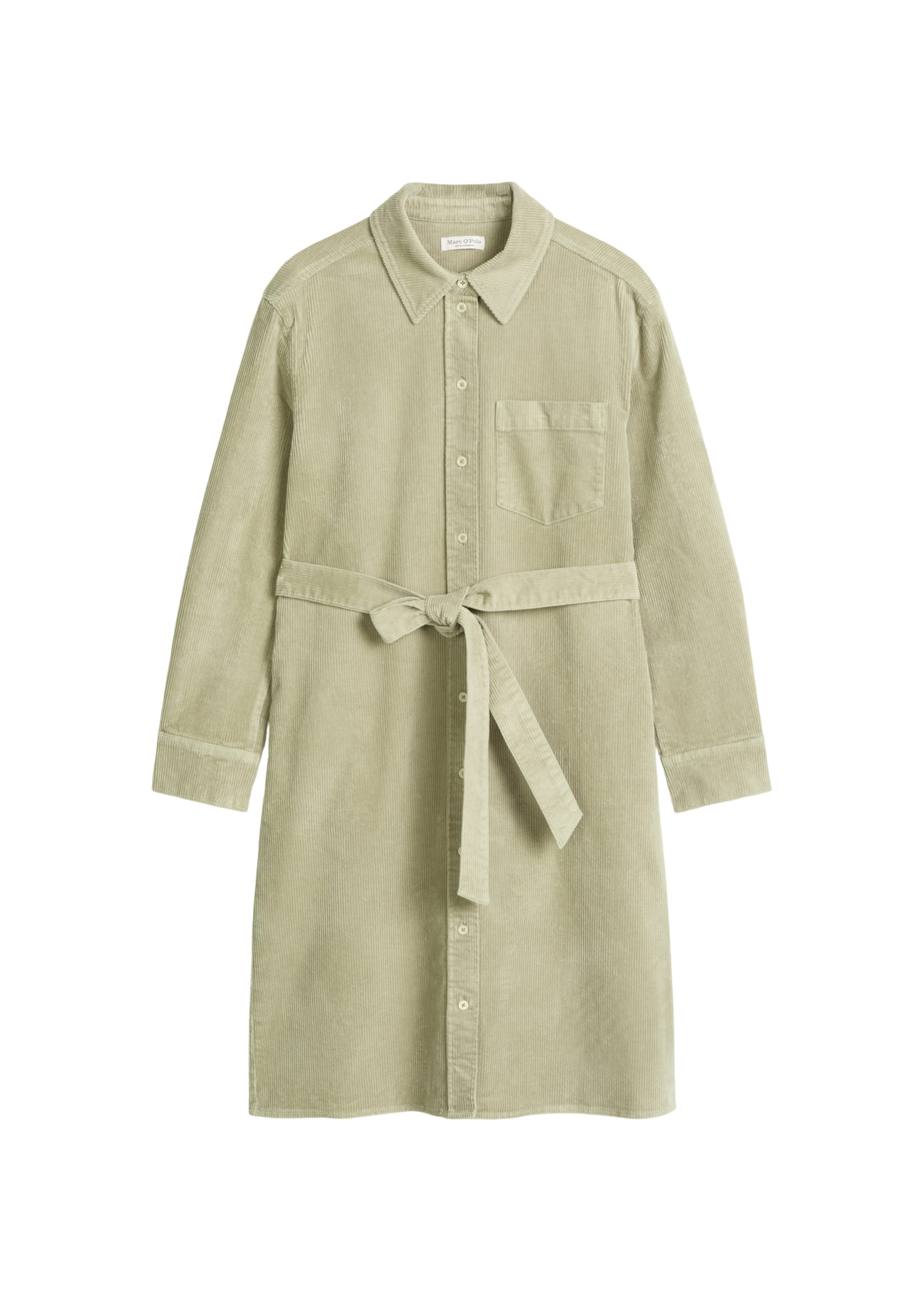 Marc O'Polo Blousejurk in Groen: voorkant