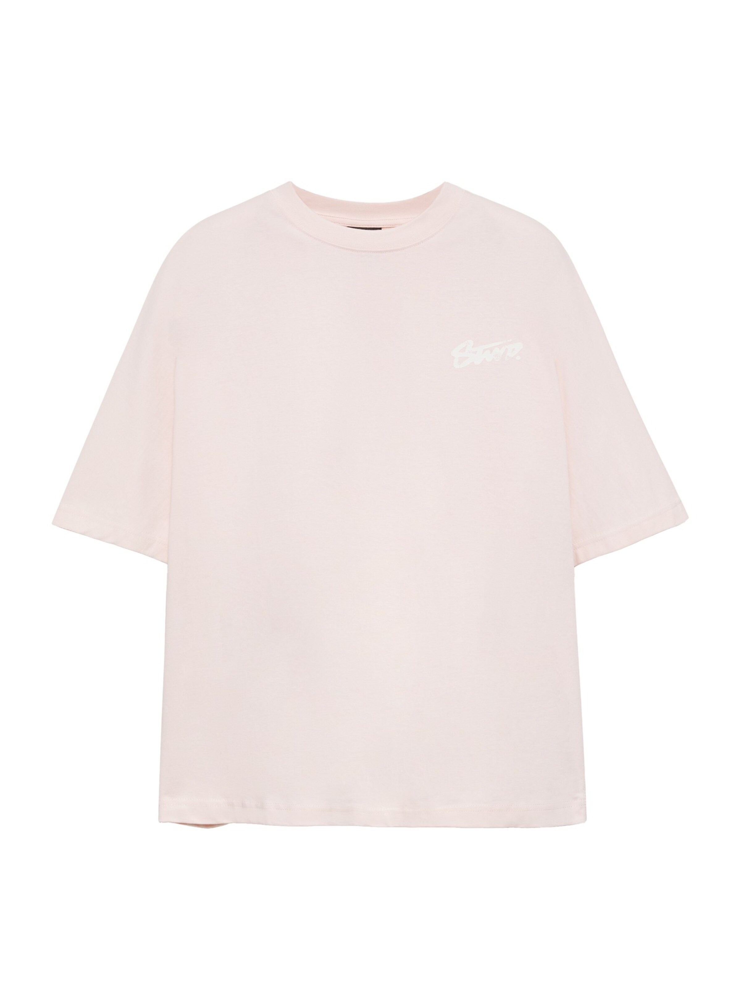 Pull&Bear Shirt 'STWD' in Pink: front