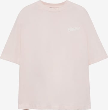 Pull&Bear Shirt 'STWD' in Pink: front