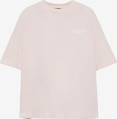 Pull&Bear Paita 'STWD' koossa XS värissä pastellinpinkki / valkoinen, Tuotenäkymä