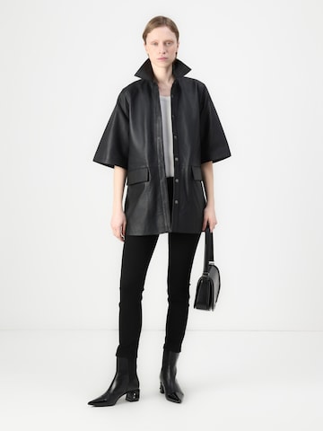 7 for all mankind Skinny Jeansy w kolorze czarny