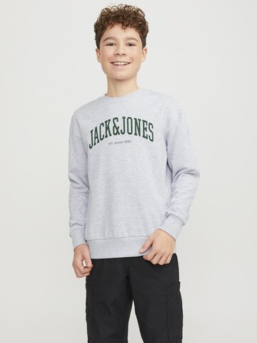 Jack & Jones Junior Sweatshirt 'Josh' in Grey: front