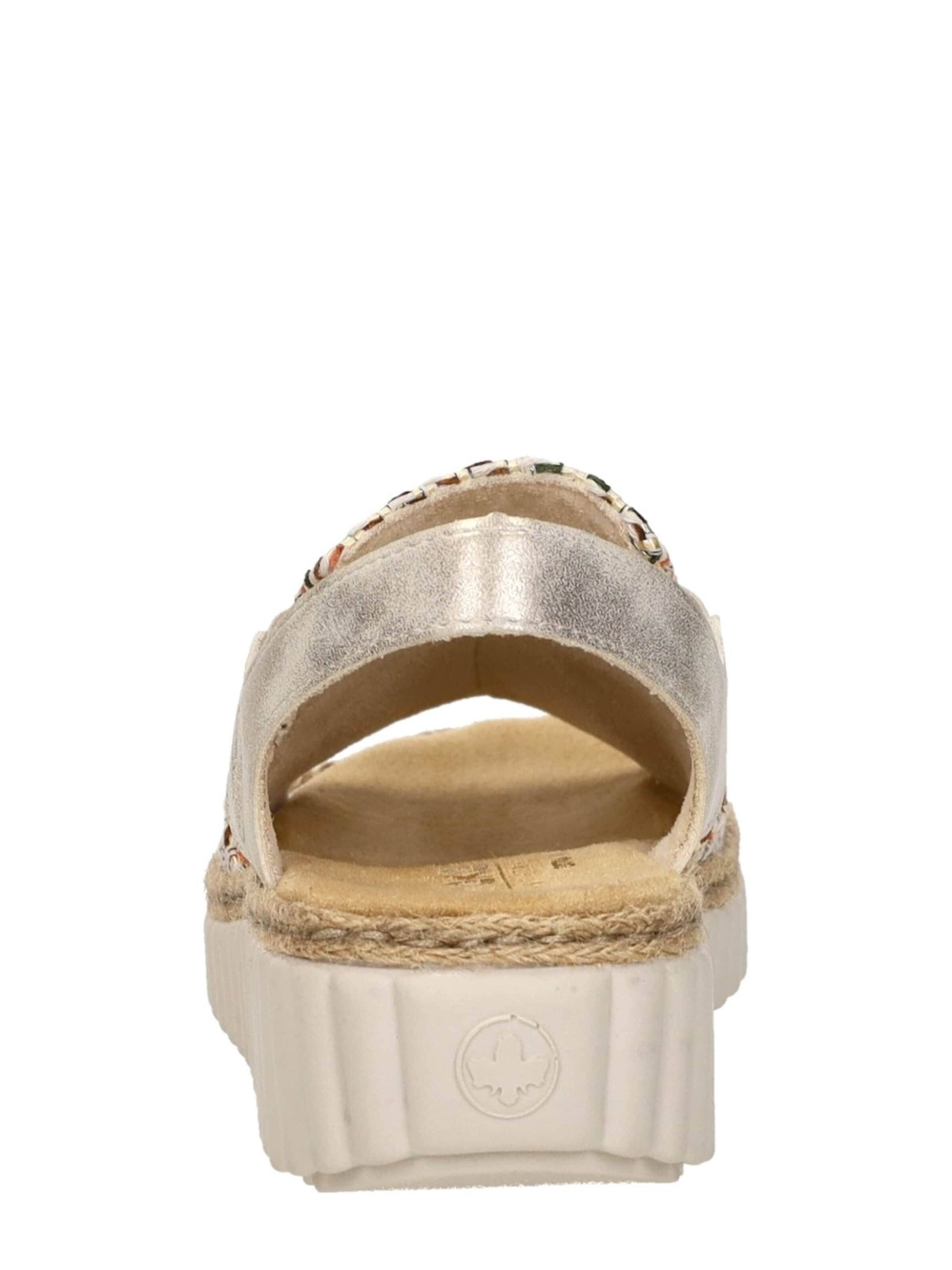 Rieker Sandal 'Sandalen Plat' in Beige