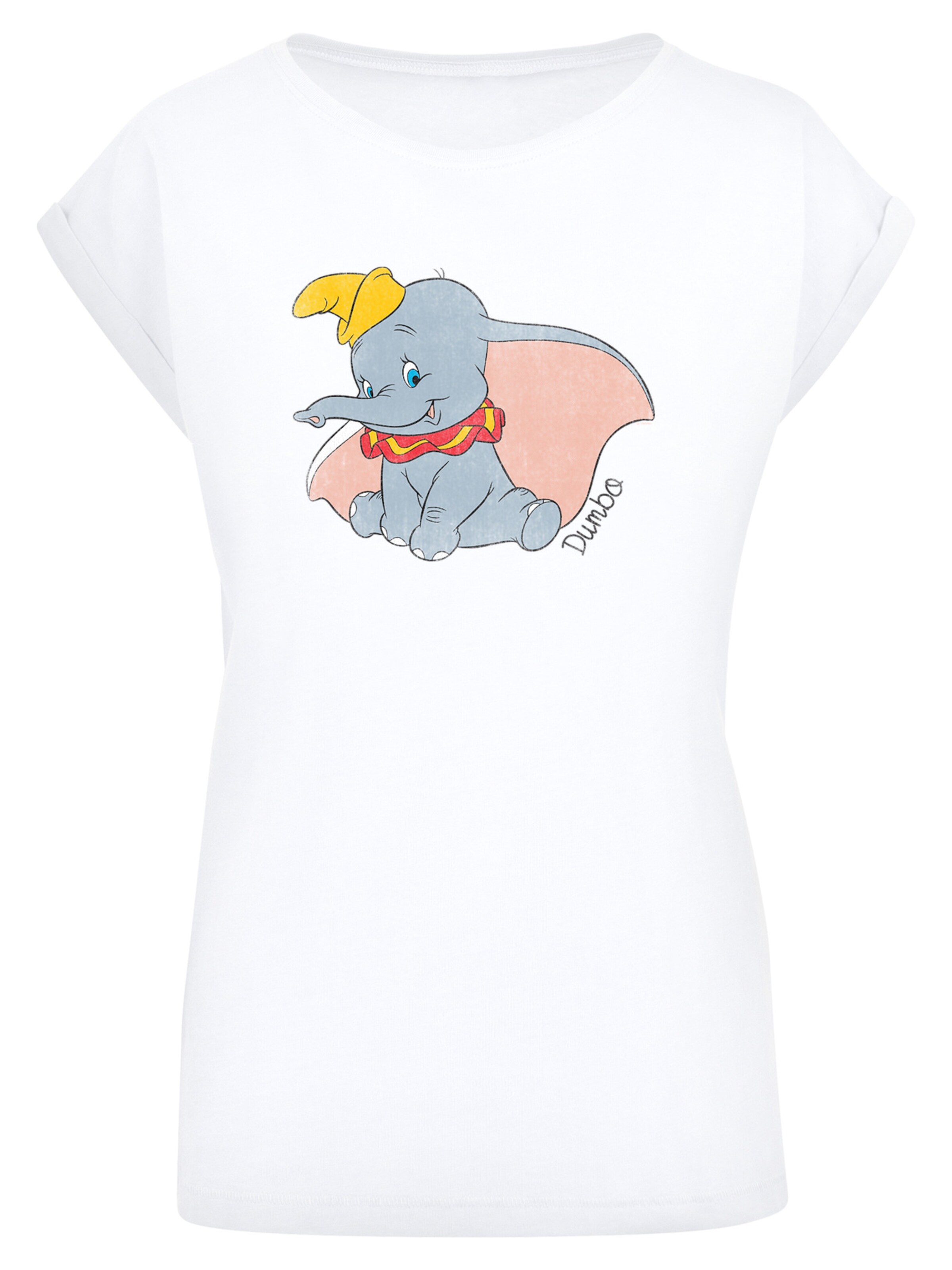 F4NT4STIC Shirt 'Disney Dumbo Classic' in Weiß: Vorderseite