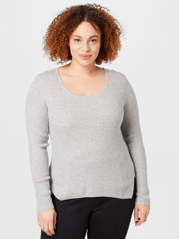 Pullover di Calvin Klein Curve in grigio: frontale