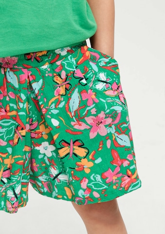 s.Oliver Wide leg Broek in Groen