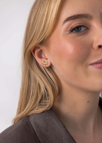 Boucles d'oreilles 'Leaf' PURELEI en or