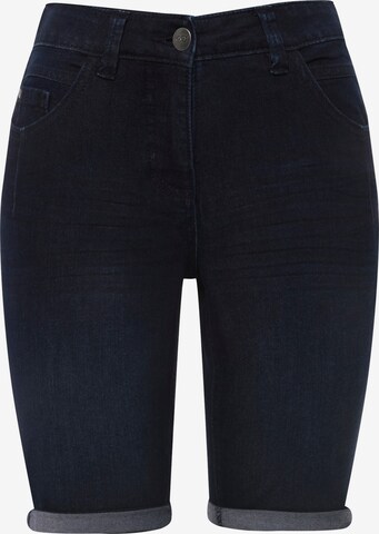 LAURASØN Slimfit Jeans in Blauw: voorkant