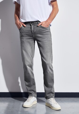 Street One MEN Regular Jeans in Grey: front