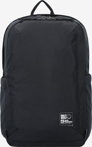 JACK WOLFSKIN Backpack 'Smileywolrd ' in Black: front