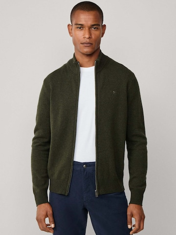 Vestes en maille Hackett London en vert : devant