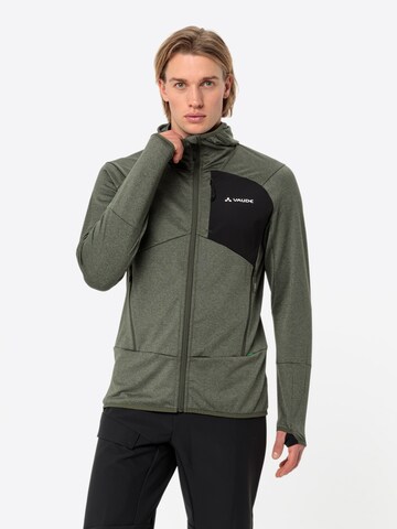 VAUDE Funktionele fleece-jas 'Monviso' in Groen: voorkant