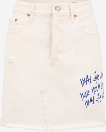 Levi's® Upcycling Skirt 'Wavvyboi Design' in White: front