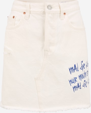 Levi's® Upcycling Skirt 'Wavvyboi Design' in White: front