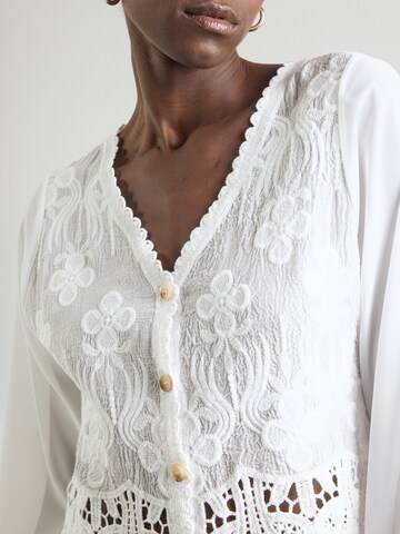 Hailys Blouse 'LS C BL Al44mina' in White