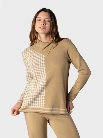 NAULOVER Sweater ' ' in Brown: front