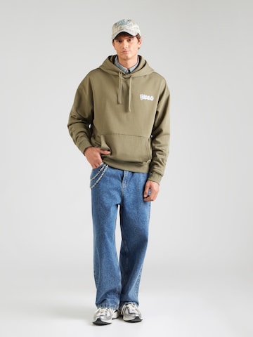 HUGO Sweatshirt 'Nyrohood' in Groen