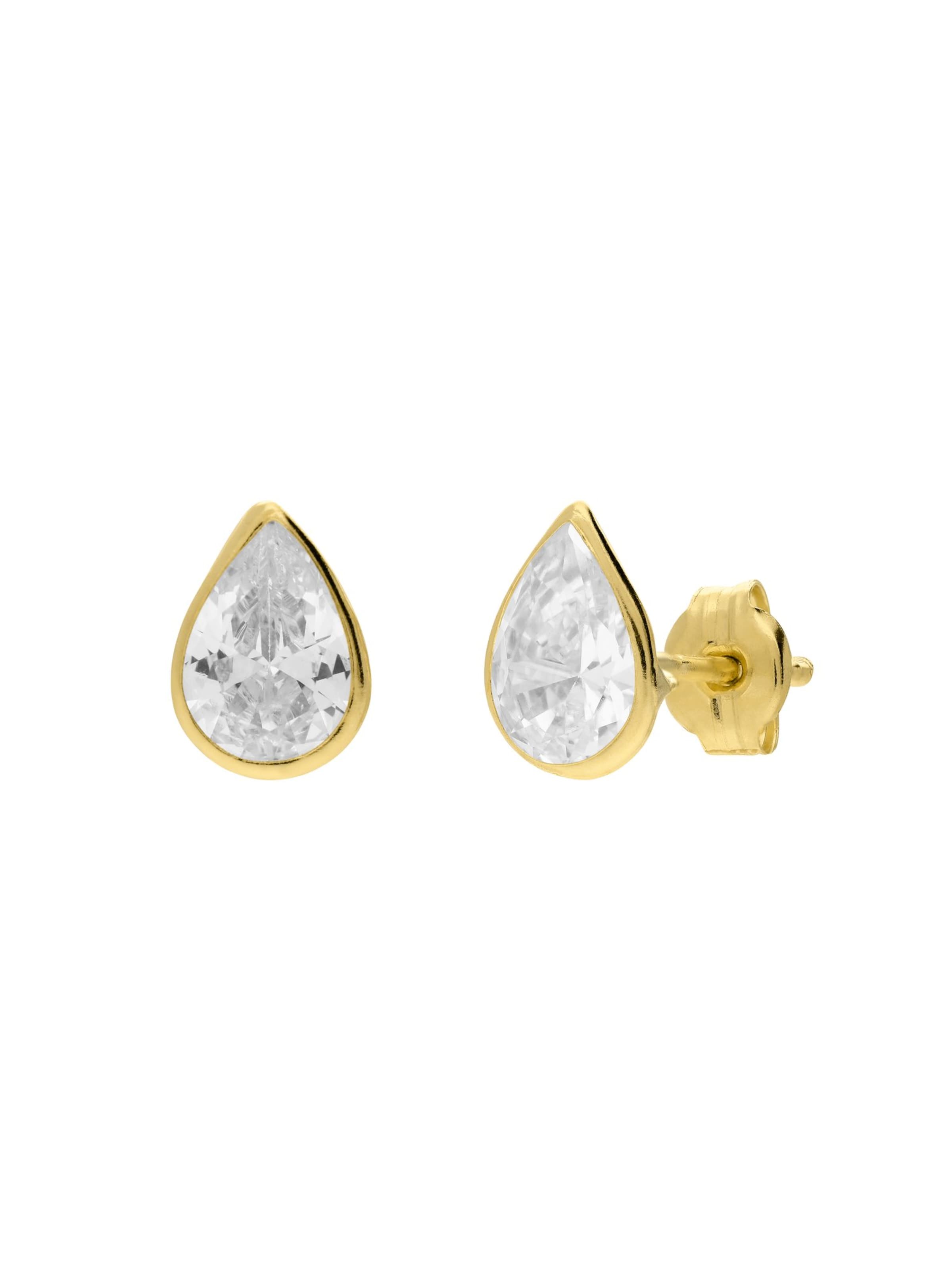 Boucles d'oreilles 'Statement' Lucardi en or : devant