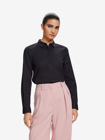 ESPRIT - Blusa en negro: frente