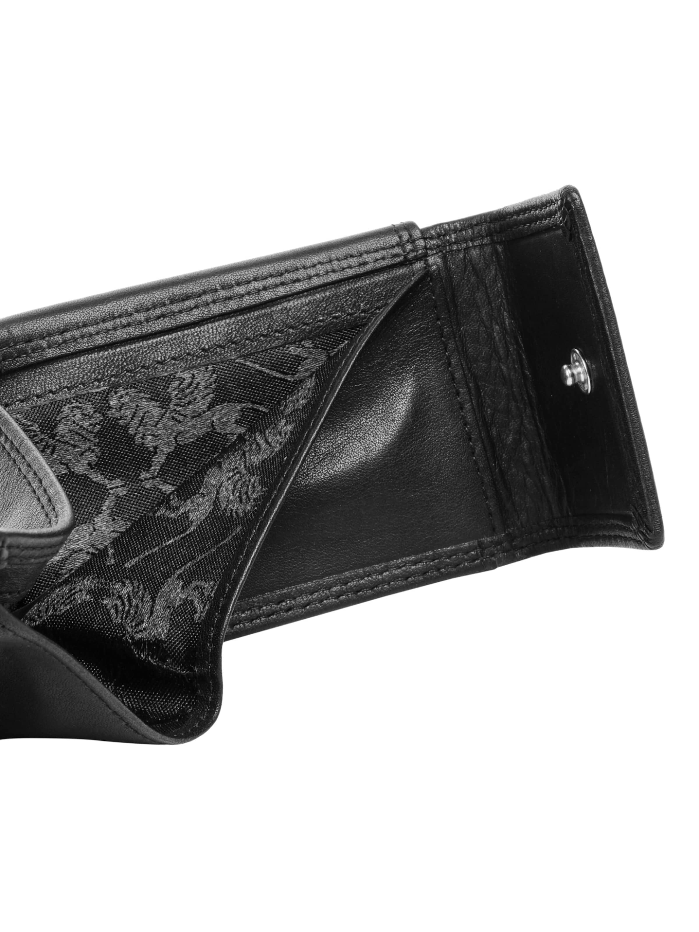 mano Wallet 'SUTURA' in Black