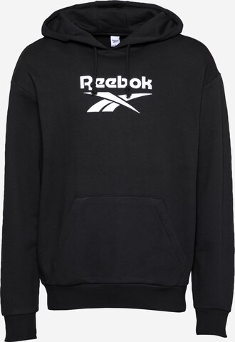 Reebok Mikina – černá: přední strana