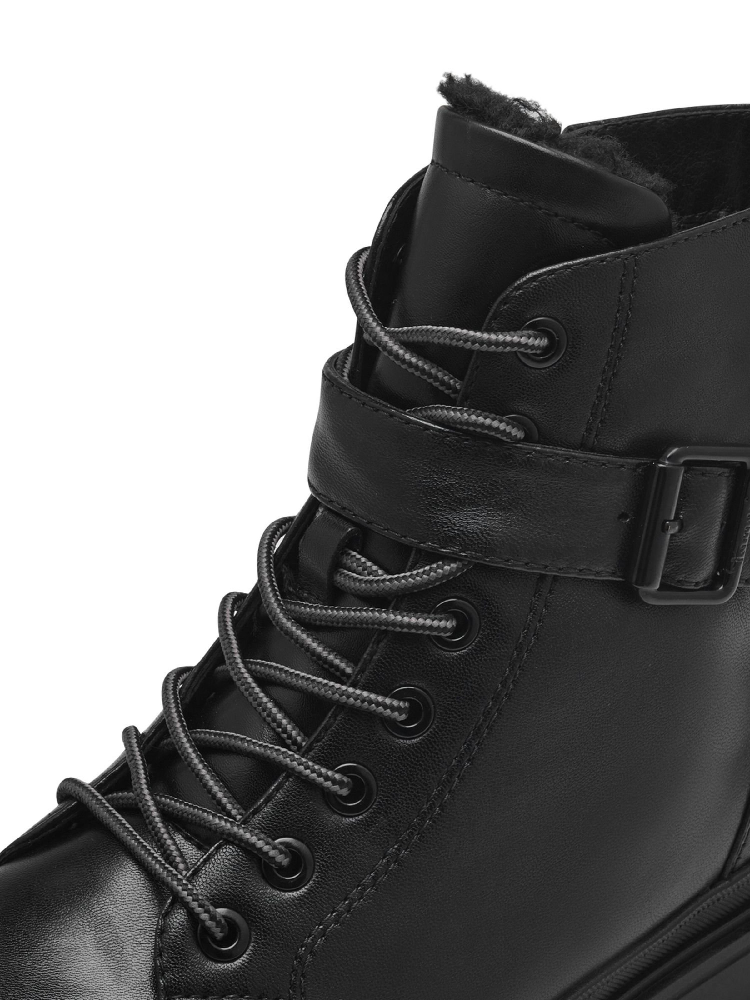 Bottines à lacets Tamaris en noir