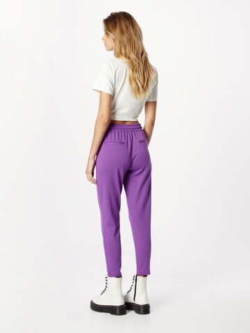 ICHI - Slimfit Calças 'KATE' em roxo