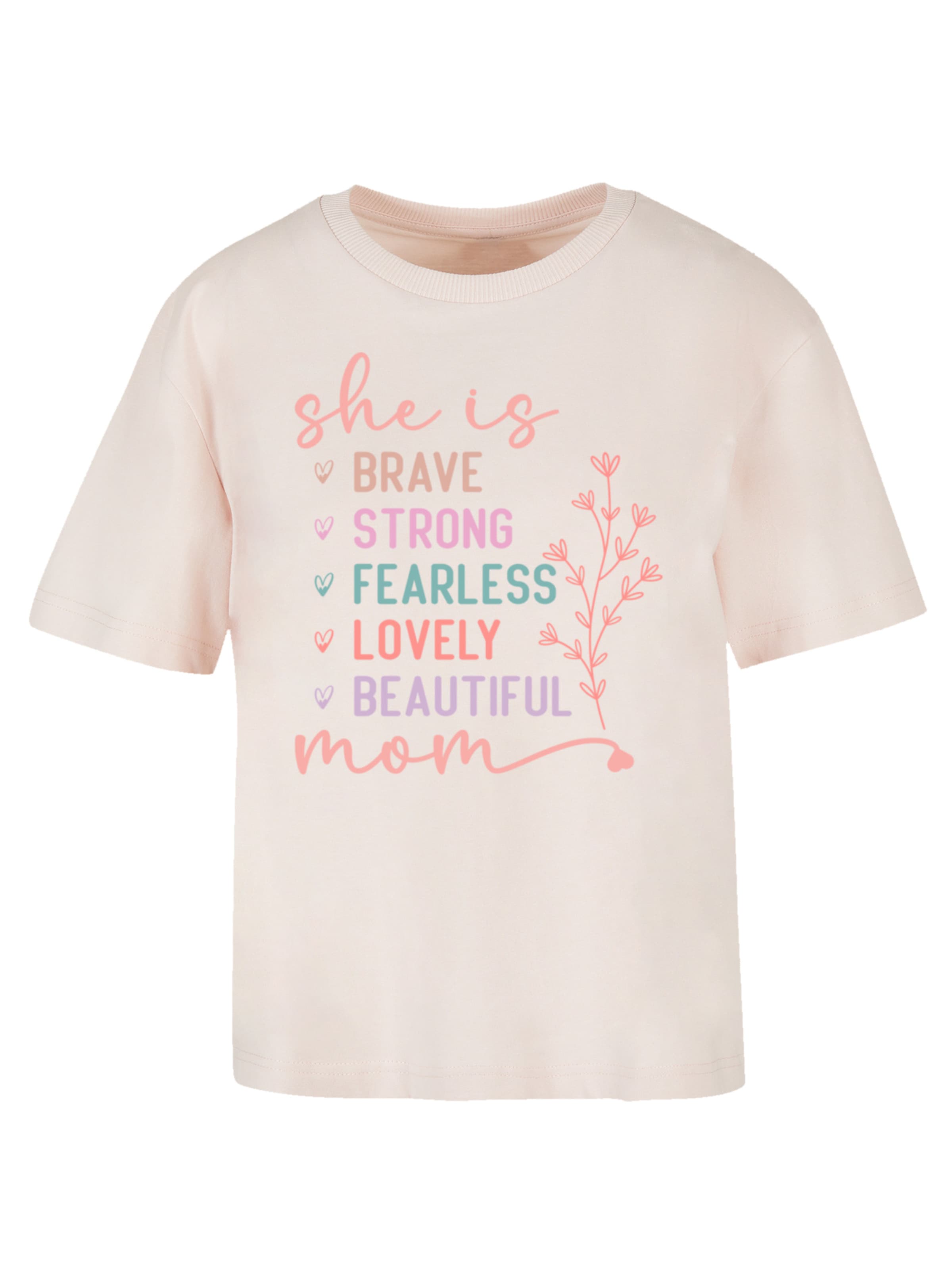 T-shirt F4NT4STIC en rose : devant