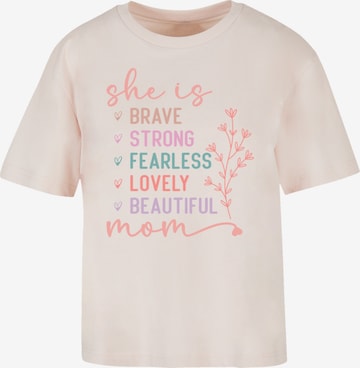 T-shirt F4NT4STIC en rose : devant